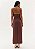 VESTIDO AMARANTE SUPER MIDI-MARROM - Imagem 4