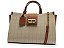 BOLSA SCHUTZ  TOTE JACQUARD MEDIA - NATURAL - Imagem 2