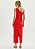 VESTIDO AMARANTE SUPER MIDI COM LACO- MELANCIA RED - Imagem 2