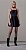 VESTIDO AMARANTE CURTO ALÇA- PRETO - Imagem 1