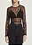 BLUSA FORUM RENDA - PRETO - Imagem 1