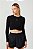 BLUSA COLCCI CANELADA - PRETO - Imagem 1