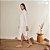 VESTIDO RAMO SELVAGEM MIDI COM GOLA - OFF WHITE - Imagem 1
