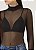 BLUSA FORUM TULE MANGA LONGA - PRETO - Imagem 7