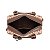 BOLSA SANTA LOLLA JACQUARD CUBOS DUAS ALÇAS MEDIA - MARROM - Imagem 5