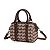 BOLSA SANTA LOLLA JACQUARD CUBOS DUAS ALÇAS MEDIA - MARROM - Imagem 6