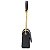 BOLSA SANTA LOLLA  TIRACOLO ALÇA CORRENTE DOURADA MEDIA - PRETO - Imagem 6