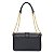 BOLSA SANTA LOLLA  TIRACOLO ALÇA CORRENTE DOURADA MEDIA - PRETO - Imagem 3