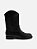 BOTA AREZZO ALICIA COURO CANO MEDIO - PRETO - Imagem 1