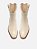 BOTA AREZZO ALICIA COURO CANO CURTO WESTERN - BRANCO - Imagem 7