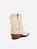 BOTA AREZZO ALICIA COURO CANO CURTO WESTERN - BRANCO - Imagem 9