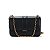 BOLSA SANTA LOLLA TRANSVERSAL ALÇA CORRENTE - PRETO - Imagem 1