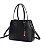 BOLSA SANTA LOLLA TOTE FLOATER ALÇA TRANSVERSAL  PRETO - Imagem 2