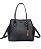 BOLSA SANTA LOLLA TOTE FLOATER ALÇA TRANSVERSAL  PRETO - Imagem 1