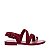SANDALIA MELISSA WARM SANDAL - VERMELHO ROSA METALIZADO - Imagem 1