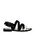 SANDALIA MELISSA WARM SANDAL - PRETO BEGE METALIZADO - Imagem 1