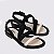 SANDALIA MELISSA WARM SANDAL - PRETO BEGE METALIZADO - Imagem 4