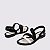 SANDALIA MELISSA WARM SANDAL - PRETO BEGE METALIZADO - Imagem 6