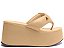 SANDALIA SCHUTZ PLATAFORMA ECOWEAR PELICA -  BEGE - Imagem 1