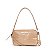 BOLSA SANTA LOLA TIRACOLO CROCO MEDIA ALÇA FINA - AMENDOA - Imagem 1