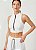 TOP COLCCI FITNESS COM FECHO FRONTAL - OFF SHELL - Imagem 1