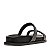 PAPETE SANTA LOLLA FLAT COM TIRAS DE BRILHO STRASS - PRETA - Imagem 3