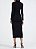 VESTIDO FORUM MIDI COM FRANZIDO - PRETO - Imagem 2