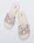 MELISSA SOULMATE SLIDE- BEGE/PRATA - Imagem 1
