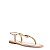 SANDALIA RASTEIRA SANTA LOLLA  METALIZADA - OURO LIGHT - Imagem 1