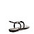 SANDALIA RASTEIRA SANTA LOLLA VERNIZ GLOSSY - PRETA - Imagem 5