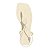 SANDALIA RASTEIRA SANTA LOLLA VERNIZ GLOSSY - OFF WHITE - Imagem 2