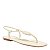 SANDALIA RASTEIRA SANTA LOLLA VERNIZ GLOSSY - OFF WHITE - Imagem 4
