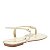 SANDALIA RASTEIRA SANTA LOLLA VERNIZ GLOSSY - OFF WHITE - Imagem 3