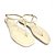 SANDALIA RASTEIRA SANTA LOLLA FLOATER LUX - OFF WHITE - Imagem 1
