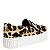 TÊNIS SLIP ON SANTA LOLLA VELUDO SOLA ALTA  ANIMAL PRINT ONÇA - Imagem 2