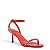 SANDALIA SALTO MEDIO SANTA LOLLA TIRA SPIKE - RED BLOOD - Imagem 1