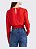 BLUSA FORUM SOLTA MANGA LONGA ACINTURADA - VERMELHO SPARKLE - Imagem 4