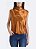 BLUSA  FORUM ACETINADA DEGAGÊ SOLTA - MARROM DORNE - Imagem 1