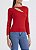 BLUSA FORUM JUSTA COM RECORTE -VERMELHO - Imagem 1