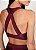 TOP COLCCI  ACETINADO COSTA COM TRANSPASSE - BORDO BLOODSTON - Imagem 2