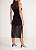 VESTIDO TULE MIDI SEM MANGAS - PRETO - Imagem 3