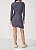 VESTIDO COLCCI CANELADO COM RECORTE - CINZA FULIGEM - Imagem 2