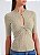 BLUSA FORUM CANELADA - BEGE ARERITA - Imagem 1