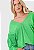 BLUSA COLCCI MANGAS BUFANTES -  VERDE - Imagem 1