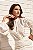 CAMISA RAMO SELVAGEM DE VISCOSE COM BORDADO RICHELIEU - OFF SHELL - Imagem 1