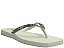 CHINELO SCHUTZ COM BRILHO METALIZADO - BRANCO - Imagem 1