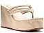 SANDALIA FLATFORM SCHUTZ- DOURADO - Imagem 1