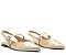 SAPATILHA SLINGBACK BICO FINO TACHAS- DOURADO - Imagem 1