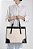 BOLSA SHOPPING GRANDE SUSAN LONA COURO -PRETA - Imagem 1