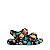 MINI MELISSA MIX BABY -  PRETO MULTICOR - Imagem 9